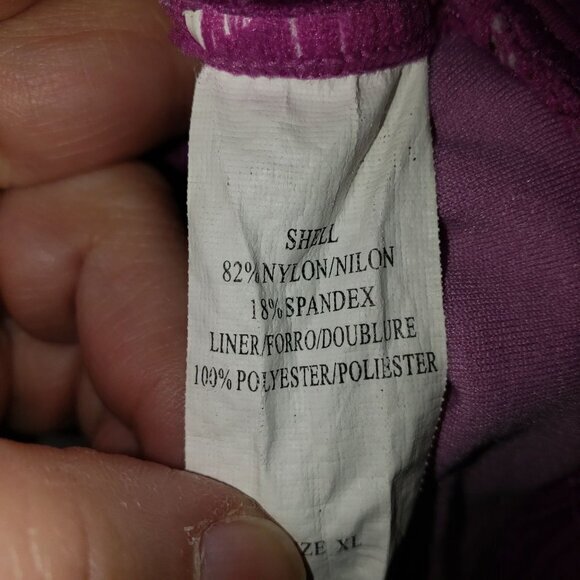 Athleta Skort Purple‎ Brown Geometric Womens Size XL Pre-Owned - Picture 6 of 13